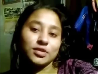 desi bengali college girl dirty talk and self made boobs expose for lover