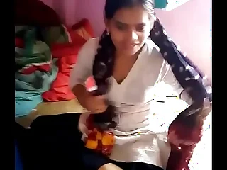 Desi cute girl giving blowjob very nice.